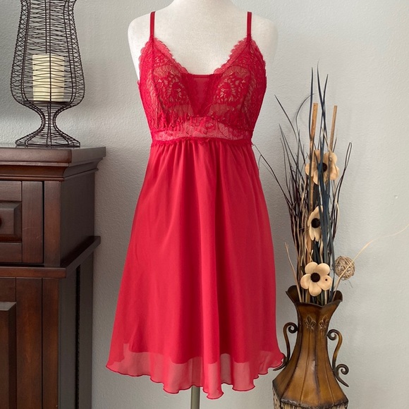 Soma Other - Soma Limited Edition ruby red sleep chemise slip size medium